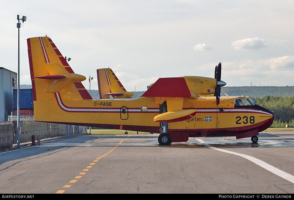Aircraft Photo of C-FASE | Canadair CL-215T (CL-215-6B11) | Gouvernement du Québec | AirHistory.net #337031
