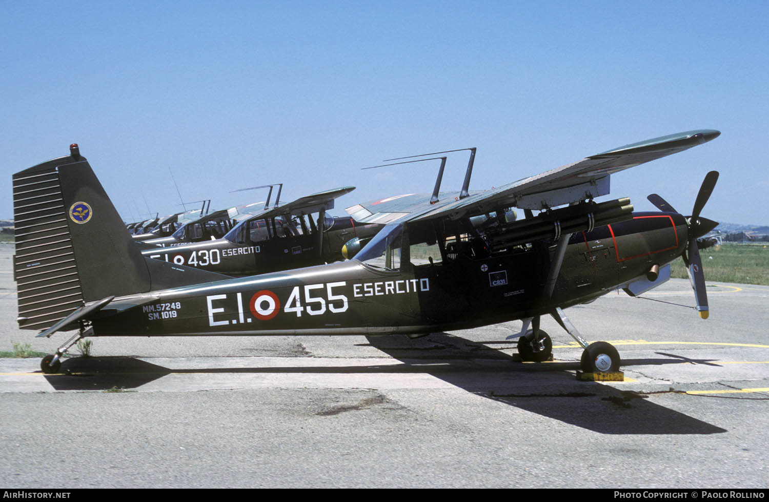 Aircraft Photo of MM57248 | SIAI-Marchetti SM-1019E | Italy - Army | AirHistory.net #337037