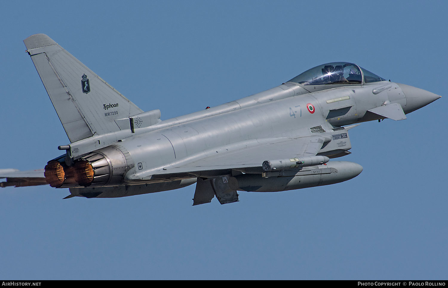 Aircraft Photo of MM7290 | Eurofighter F-2000A Typhoon | Italy - Air Force | AirHistory.net #337043