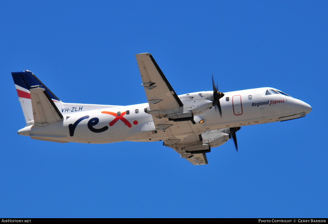 Aircraft Photo of VH-ZLH | Saab 340B | REX - Regional Express | AirHistory.net #337053