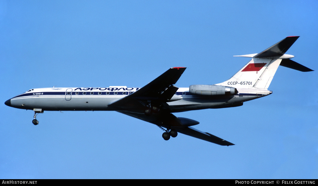 Aircraft Photo of CCCP-65701 | Tupolev Tu-134B-3 | Aeroflot | AirHistory.net #337079
