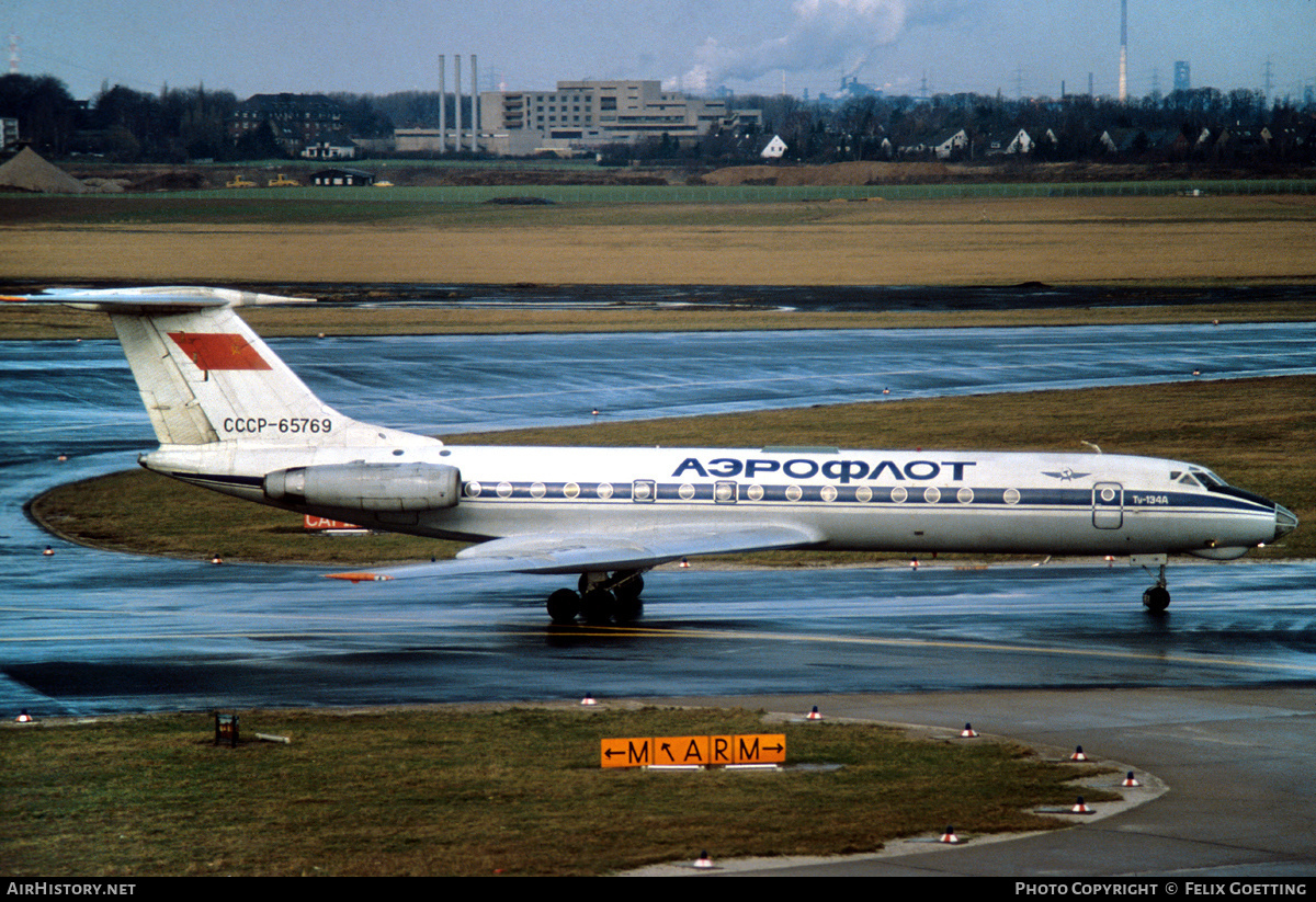Aircraft Photo of CCCP-65769 | Tupolev Tu-134A | Aeroflot | AirHistory.net #337090