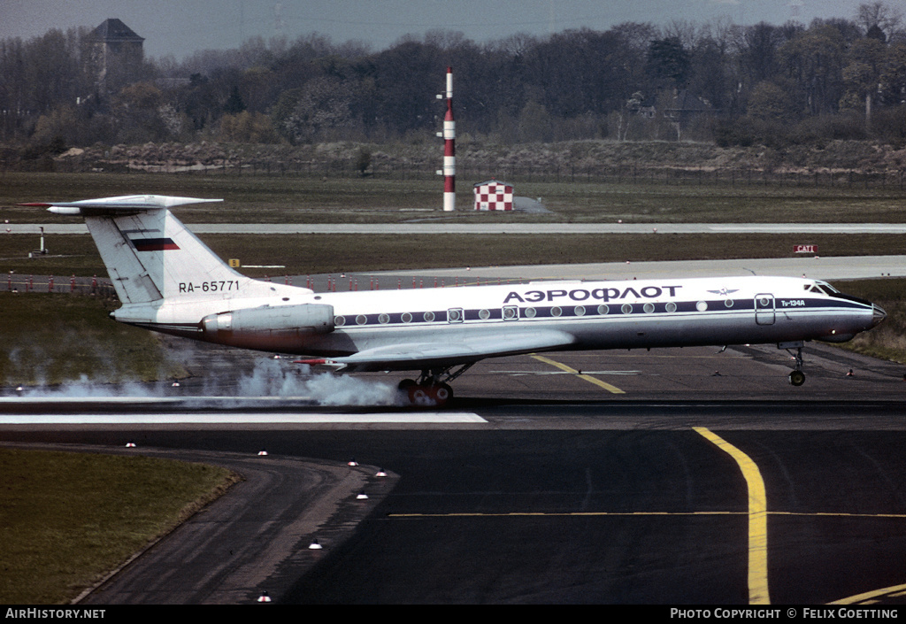 Aircraft Photo of RA-65771 | Tupolev Tu-134AK | Aeroflot | AirHistory.net #337108