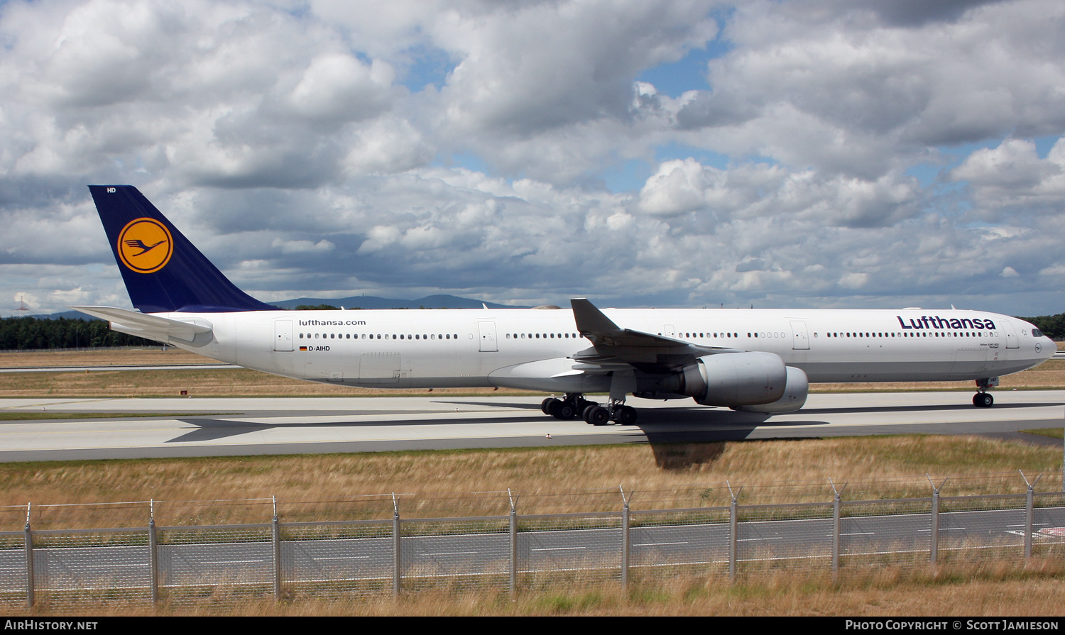 Aircraft Photo of D-AIHD | Airbus A340-642 | Lufthansa | AirHistory.net #337120