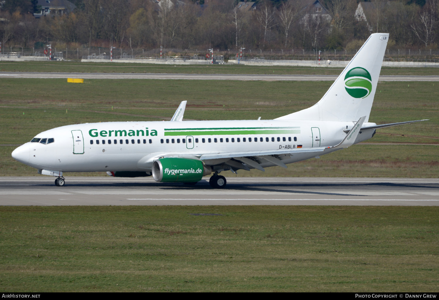 Aircraft Photo of D-ABLB | Boeing 737-76J | Germania | AirHistory.net #337121