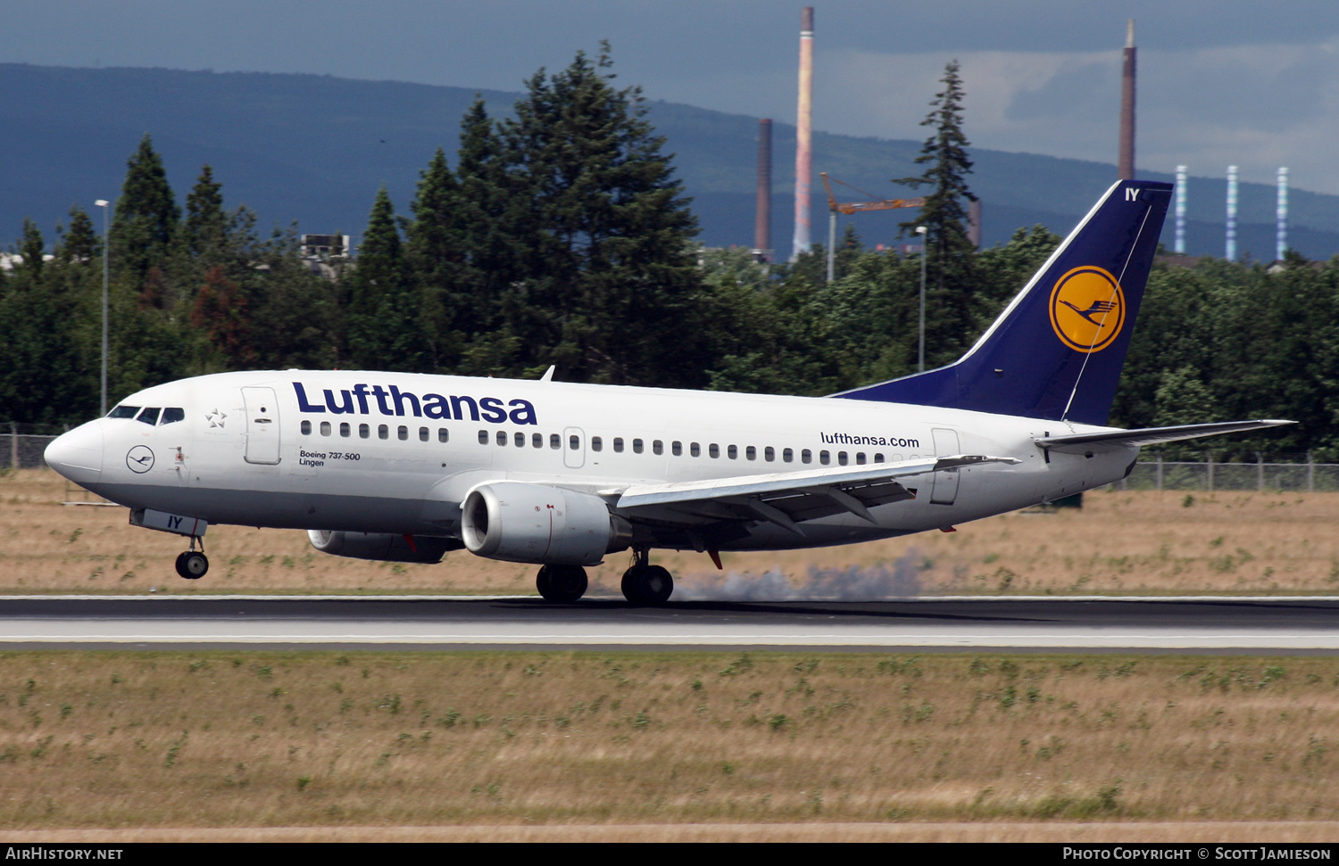 Aircraft Photo of D-ABIY | Boeing 737-530 | Lufthansa | AirHistory.net #337122
