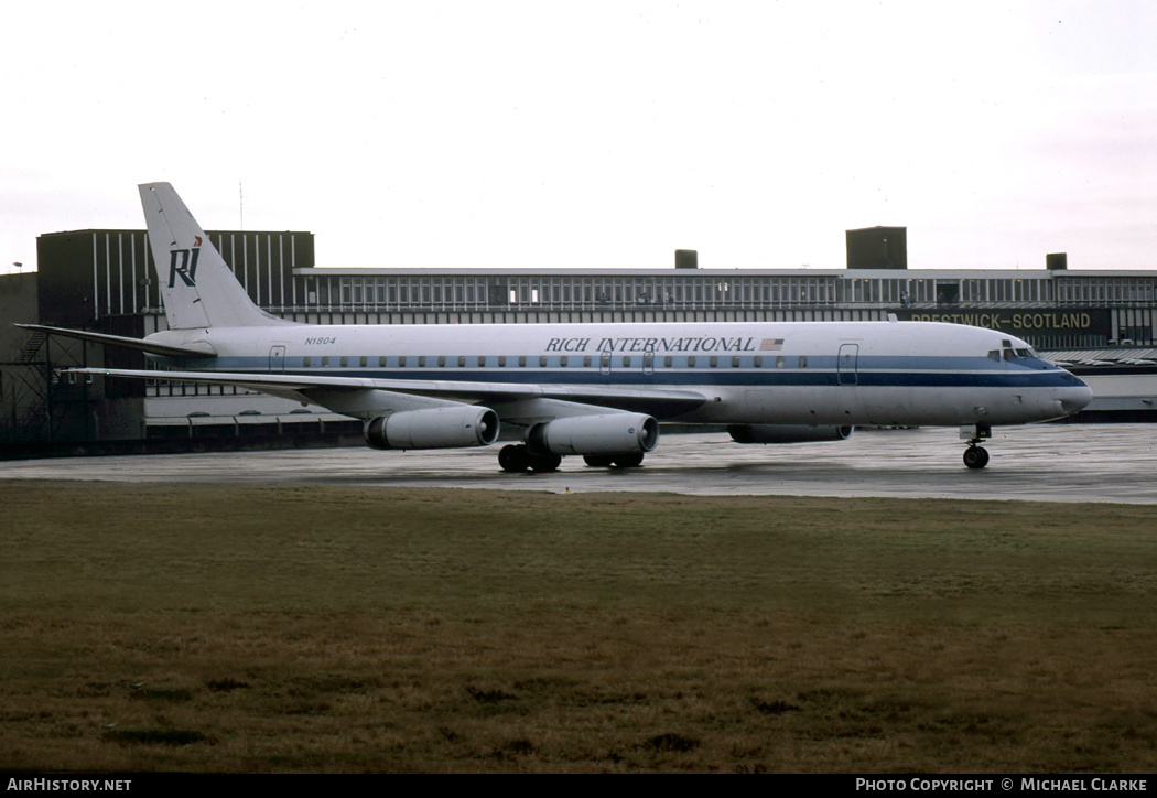 Aircraft Photo of N1804 | McDonnell Douglas DC-8-62 | Rich International Airways | AirHistory.net #337124