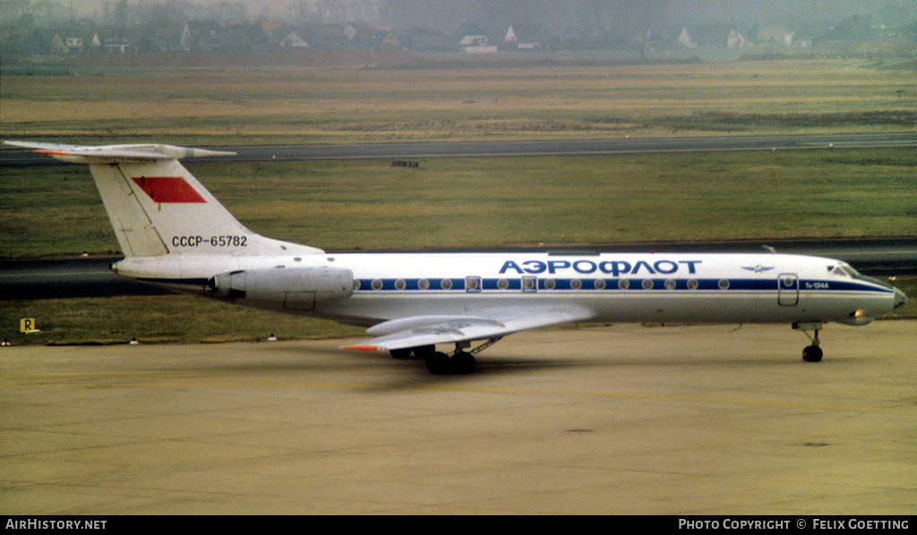 Aircraft Photo of CCCP-65782 | Tupolev Tu-134A | Aeroflot | AirHistory.net #337150