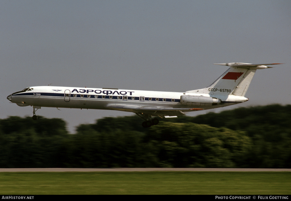 Aircraft Photo of CCCP-65780 | Tupolev Tu-134A | Aeroflot | AirHistory.net #337151