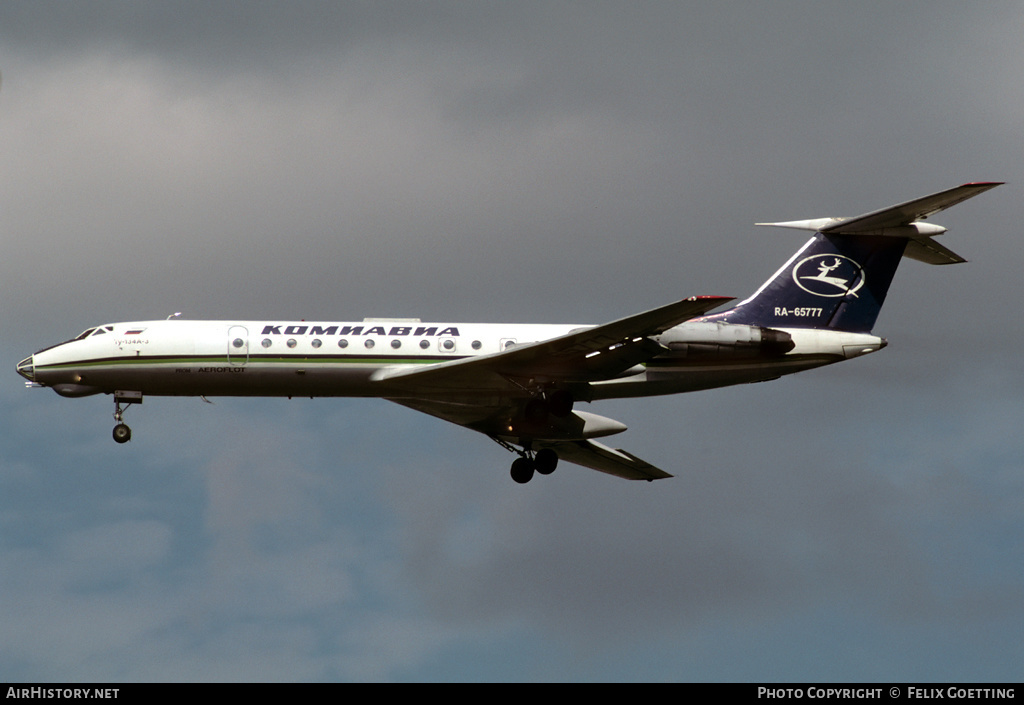 Aircraft Photo of RA-65777 | Tupolev Tu-134A-3 | Komiavia | AirHistory.net #337153