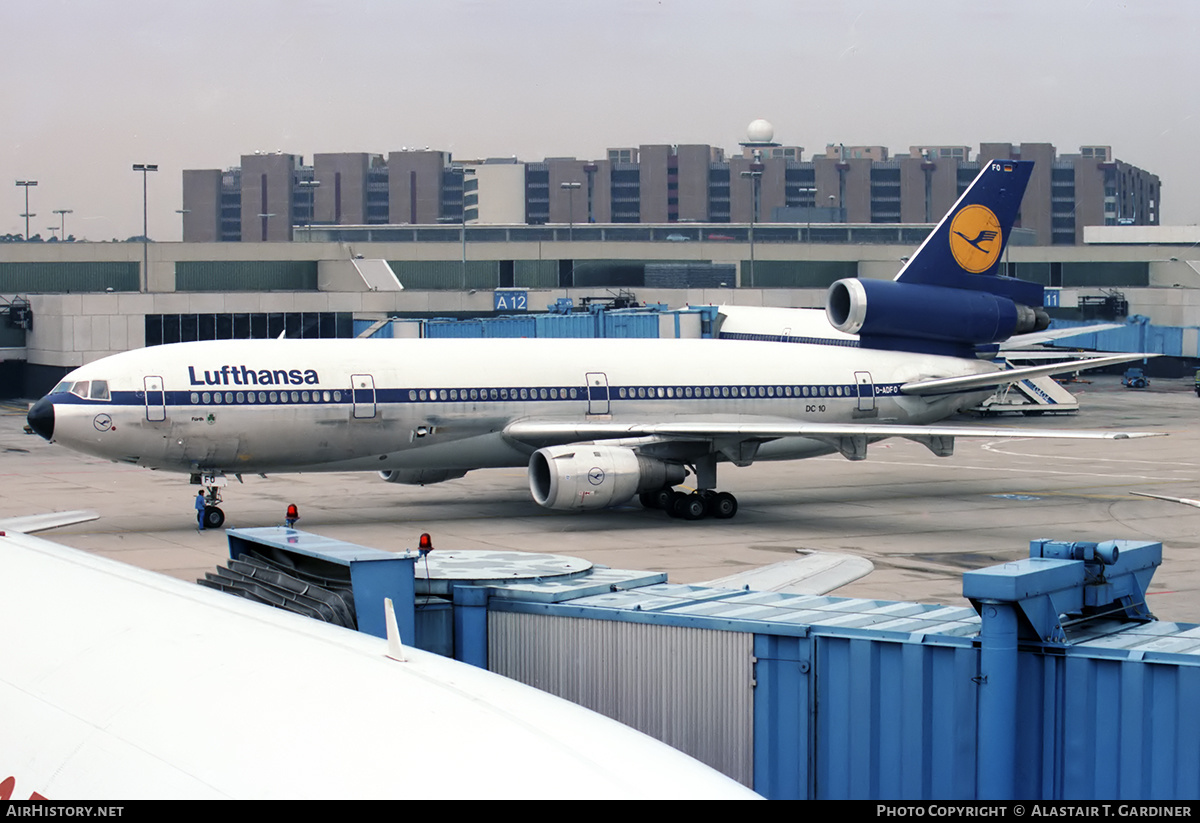 Aircraft Photo of D-ADFO | McDonnell Douglas DC-10-30 | Lufthansa | AirHistory.net #337201