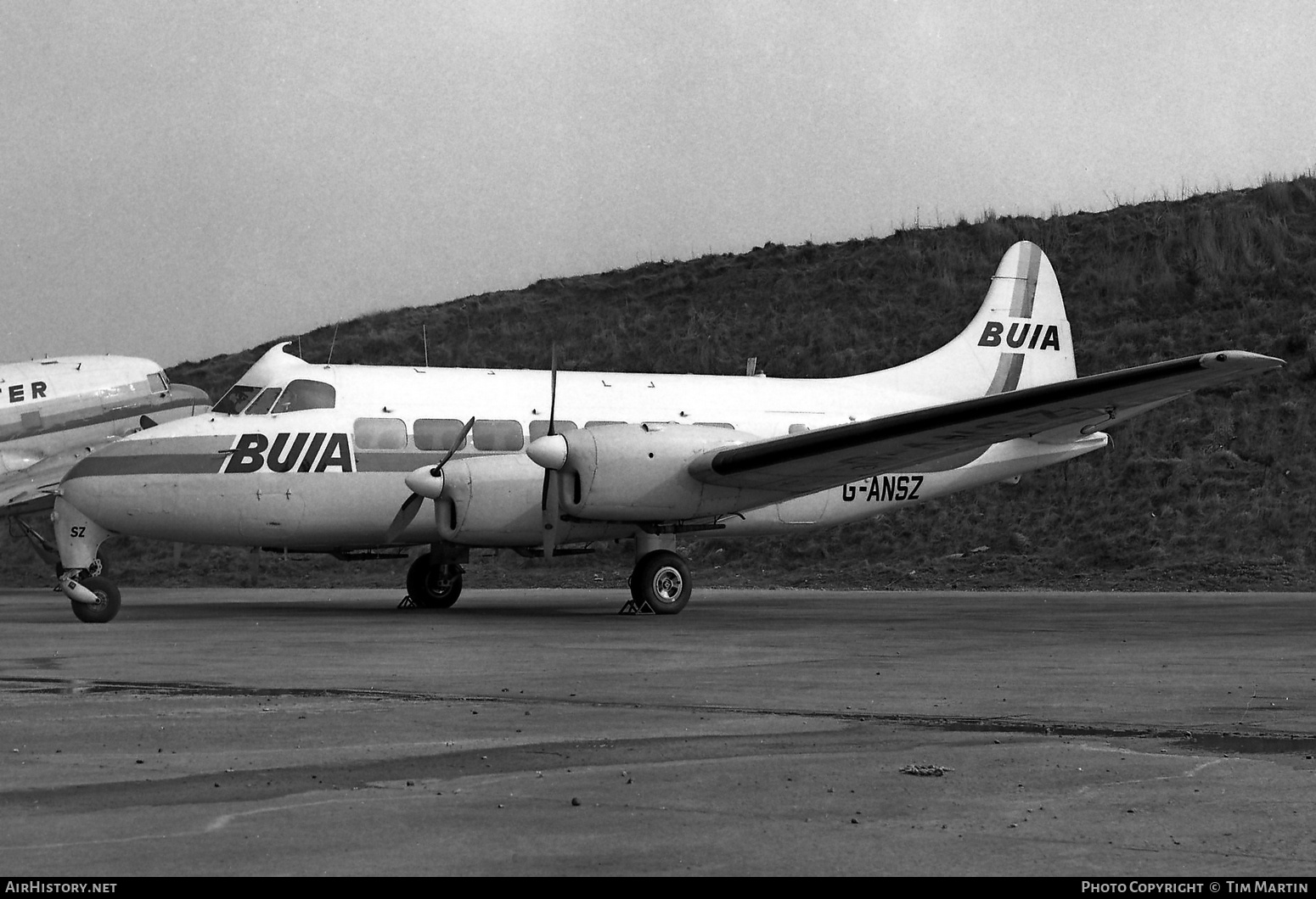 Aircraft Photo of G-ANSZ | De Havilland D.H. 114 Heron 1B | British United Island Airways - BUIA | AirHistory.net #337202