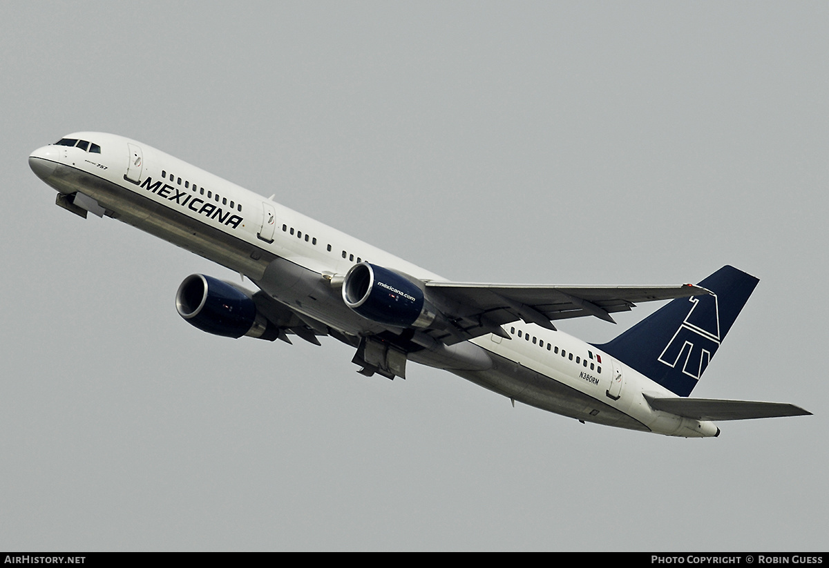 Aircraft Photo of N380RM | Boeing 757-2Q8 | Mexicana | AirHistory.net #337226