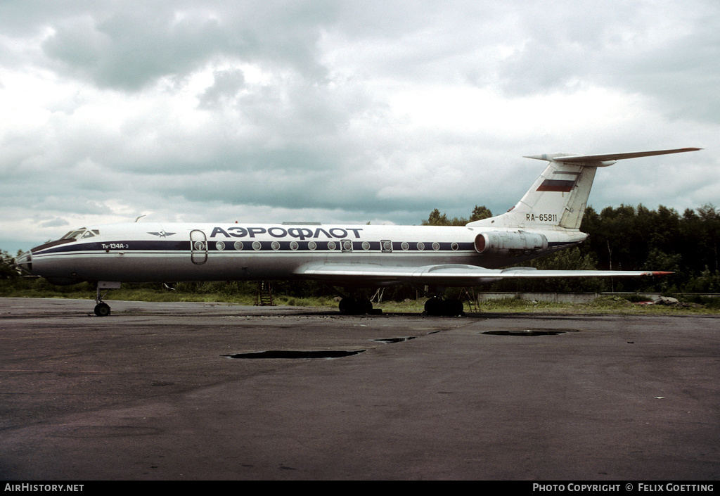 Aircraft Photo of RA-65811 | Tupolev Tu-134A-3 | Aeroflot | AirHistory.net #337230