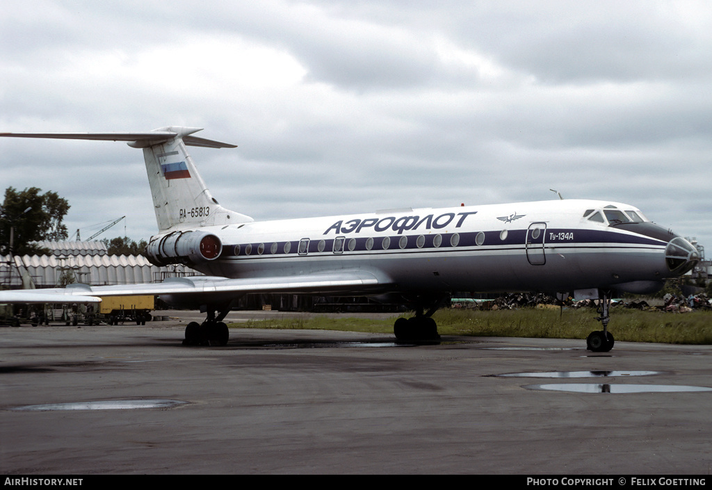 Aircraft Photo of RA-65813 | Tupolev Tu-134A | Aeroflot | AirHistory.net #337238