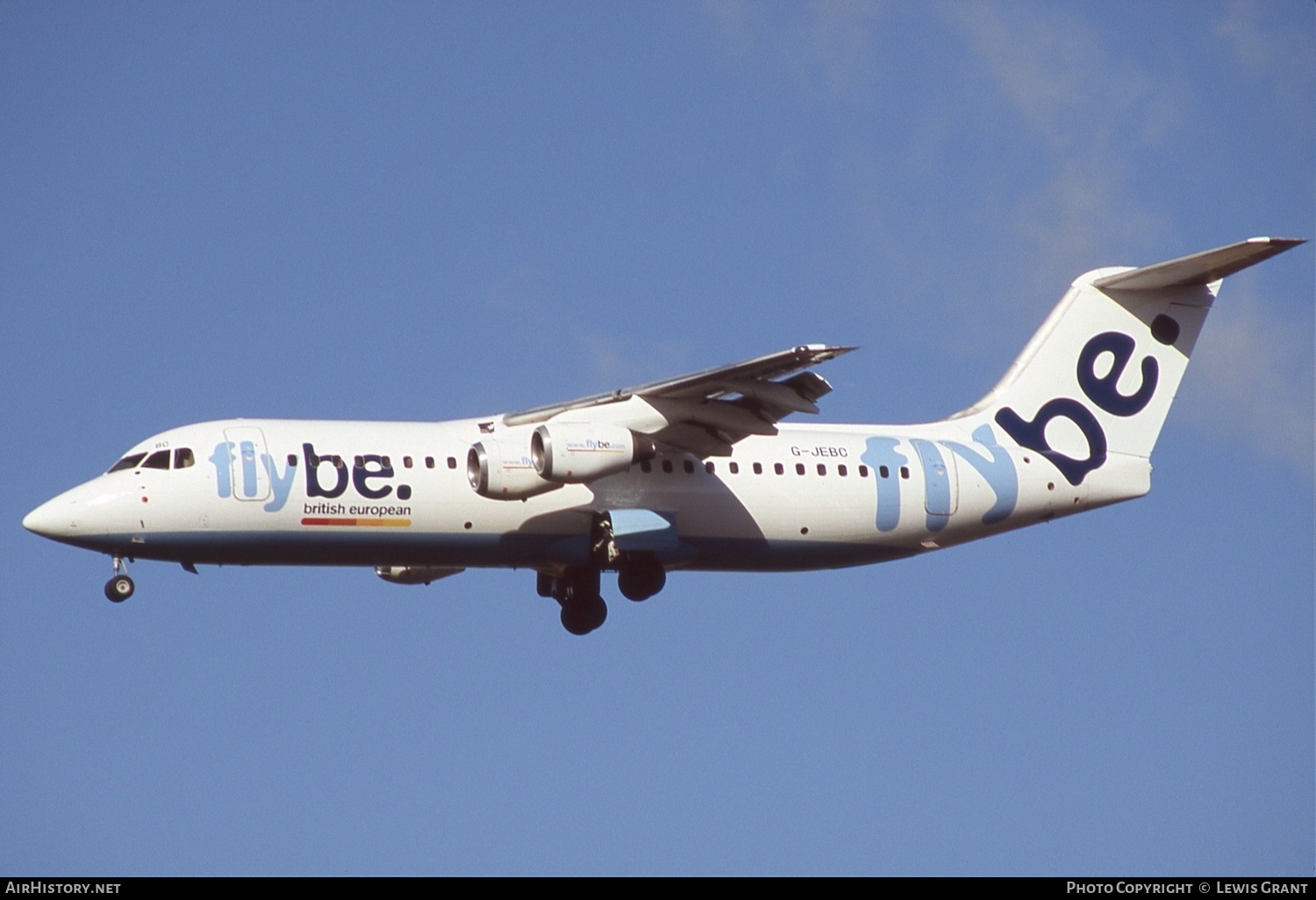 Aircraft Photo of G-JEBC | British Aerospace BAe-146-300 | Flybe - British European | AirHistory.net #337256