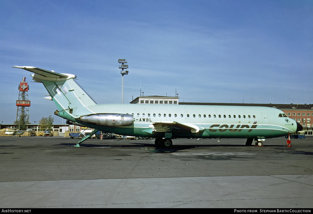 Aircraft Photo of G-AWBL | BAC 111-416EK One-Eleven | Court Line | AirHistory.net #337266