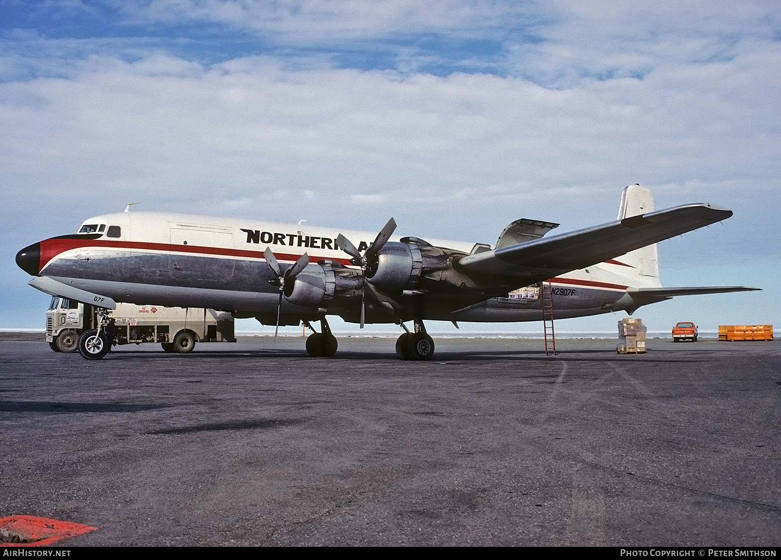 Aircraft Photo of N2907F | Douglas C-118A Liftmaster | Northern Air Cargo - NAC | AirHistory.net #337277