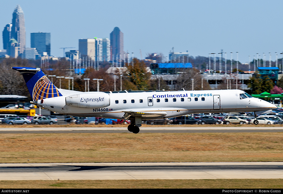 Aircraft Photo of N14508 | Embraer ERJ-135ER (EMB-135ER) | Continental Express | AirHistory.net #337308