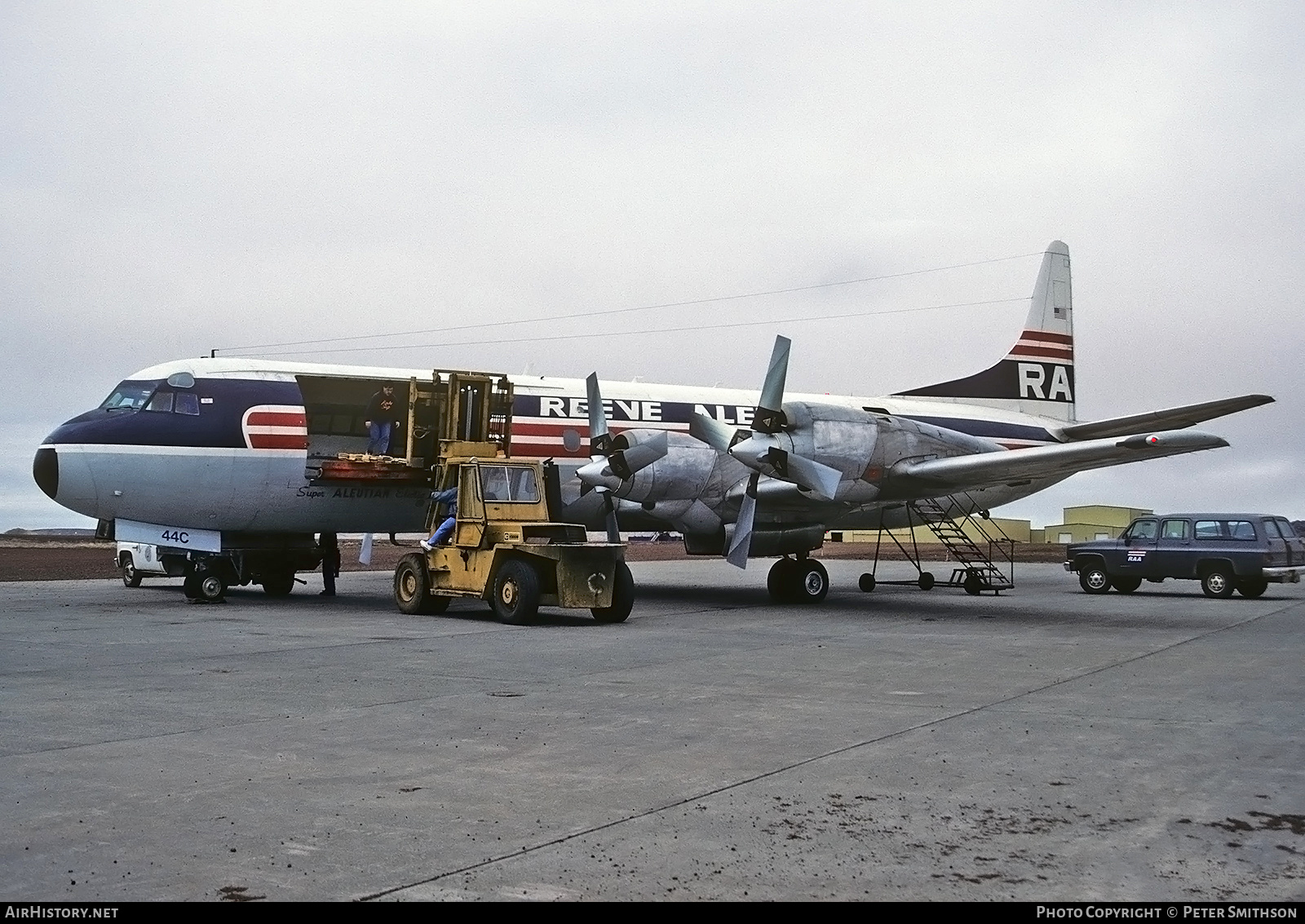 Aircraft Photo of N9744C | Lockheed L-188C(PF) Electra | Reeve Aleutian Airways - RAA | AirHistory.net #337335