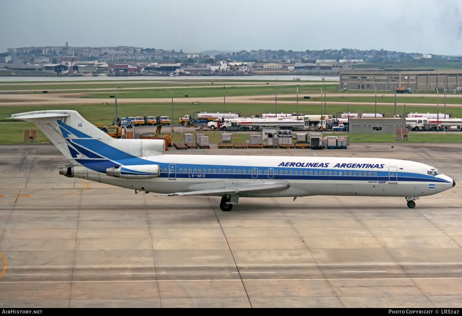Aircraft Photo of LV-MIO | Boeing 727-287/Adv | Aerolíneas Argentinas | AirHistory.net #337357