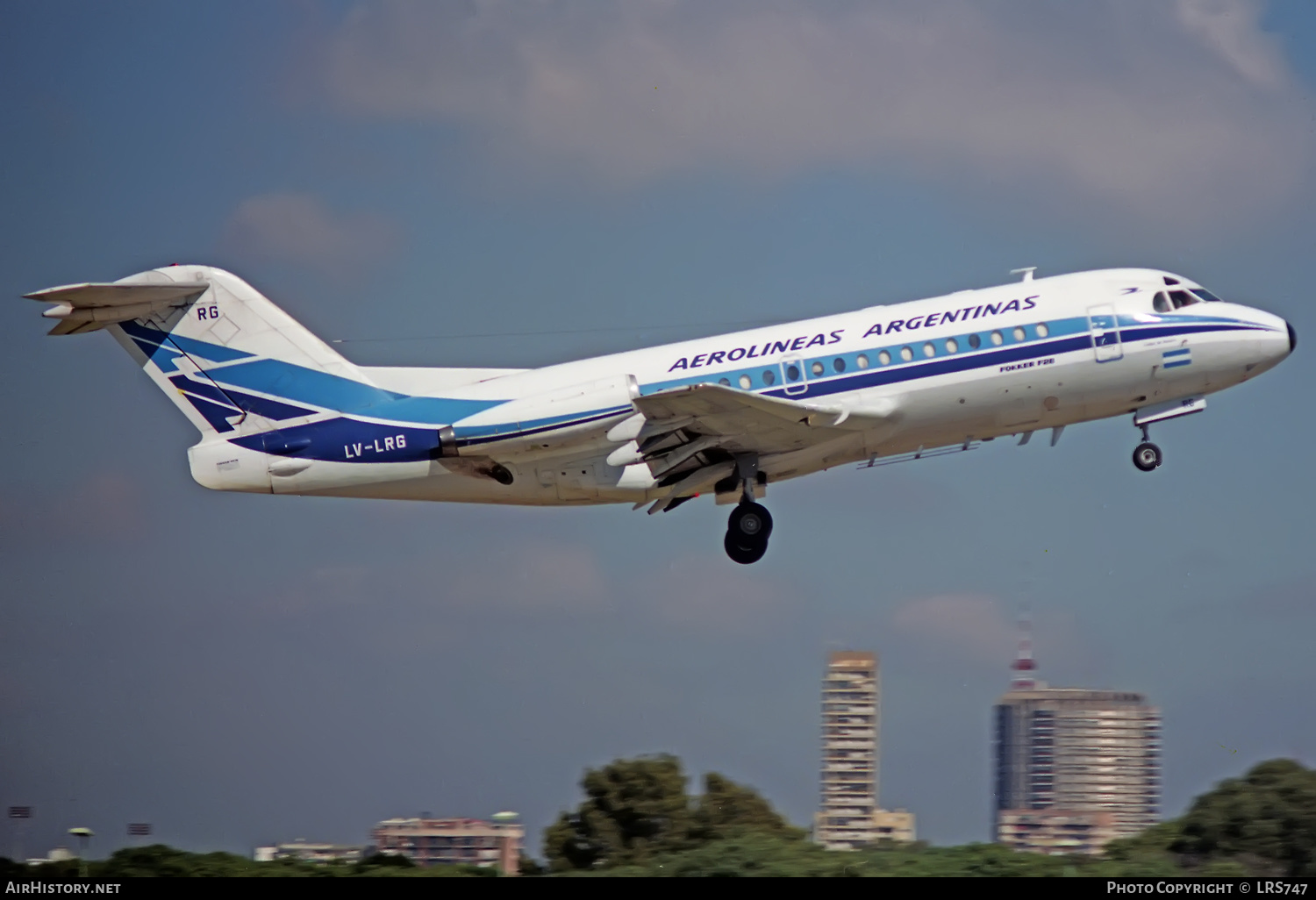 Aircraft Photo of LV-LRG | Fokker F28-1000 Fellowship | Aerolíneas Argentinas | AirHistory.net #337372