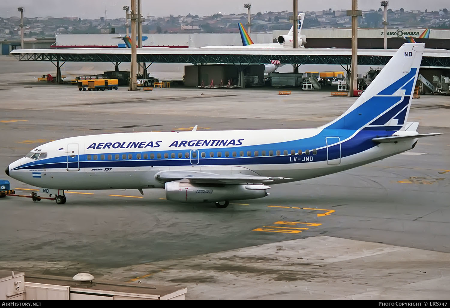 Aircraft Photo of LV-JND | Boeing 737-287C | Aerolíneas Argentinas | AirHistory.net #337375