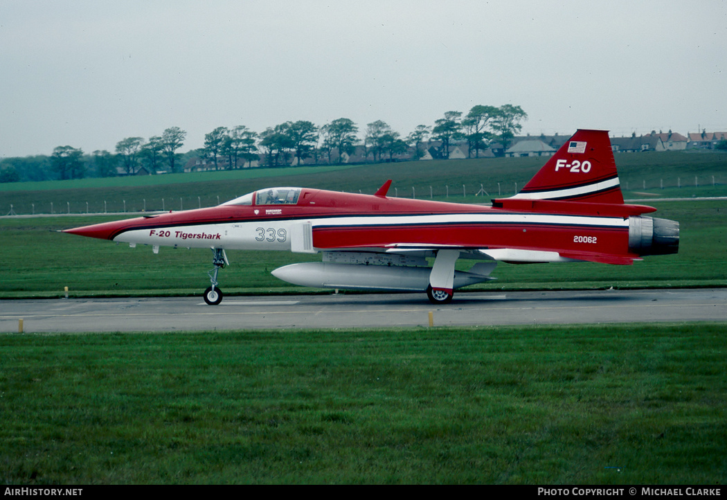 Aircraft Photo of 82-0062 / 20062 | Northrop F-20A Tigershark | USA - Air Force | AirHistory.net #337392