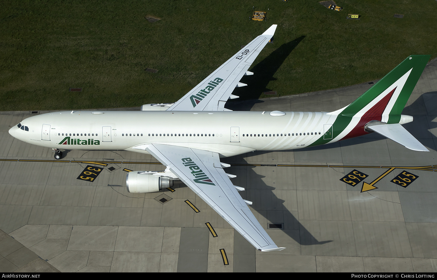 Aircraft Photo of EI-DIP | Airbus A330-202 | Alitalia | AirHistory.net #337423