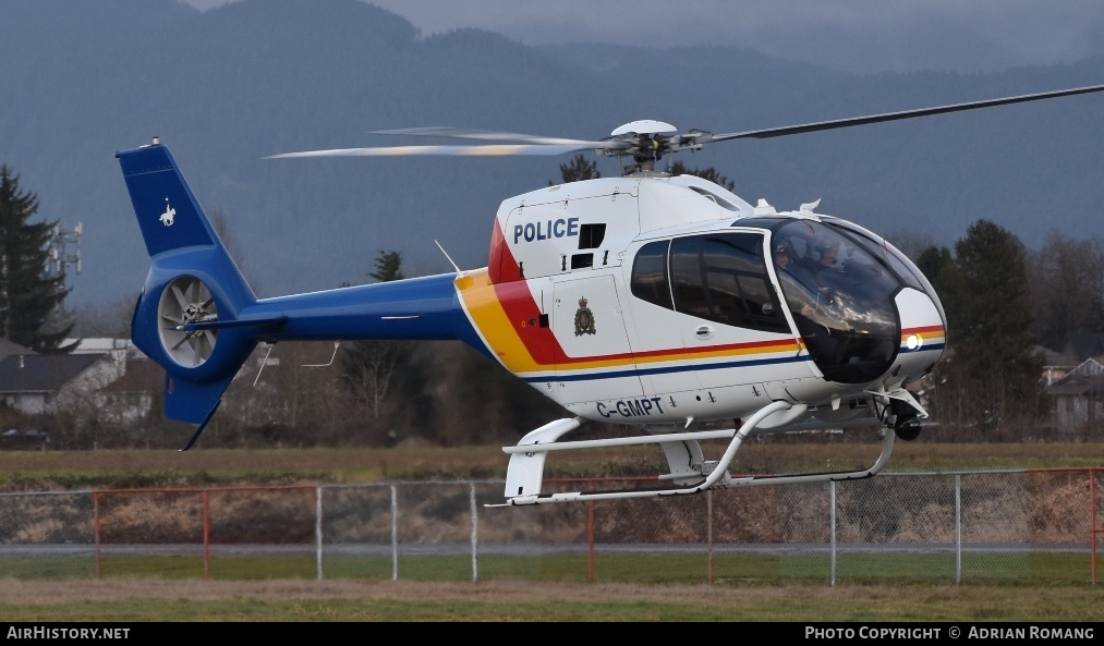 Aircraft Photo of C-GMPT | Eurocopter EC-120B Colibri | Royal Canadian Mounted Police | AirHistory.net #337446