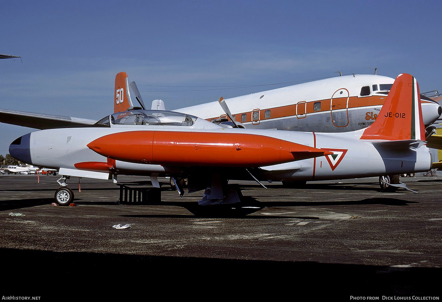 Aircraft Photo of JE-012 | Lockheed T-33A | Mexico - Air Force | AirHistory.net #337449