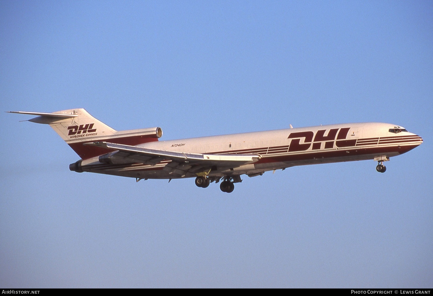 Aircraft Photo of N724DH | Boeing 727-228(F) | DHL Worldwide Express | AirHistory.net #337506