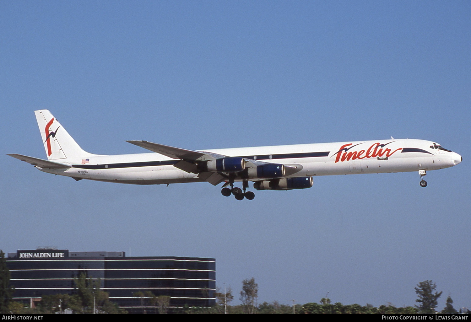 Aircraft Photo of N30UA | McDonnell Douglas DC-8-61(F) | Fine Air | AirHistory.net #337516
