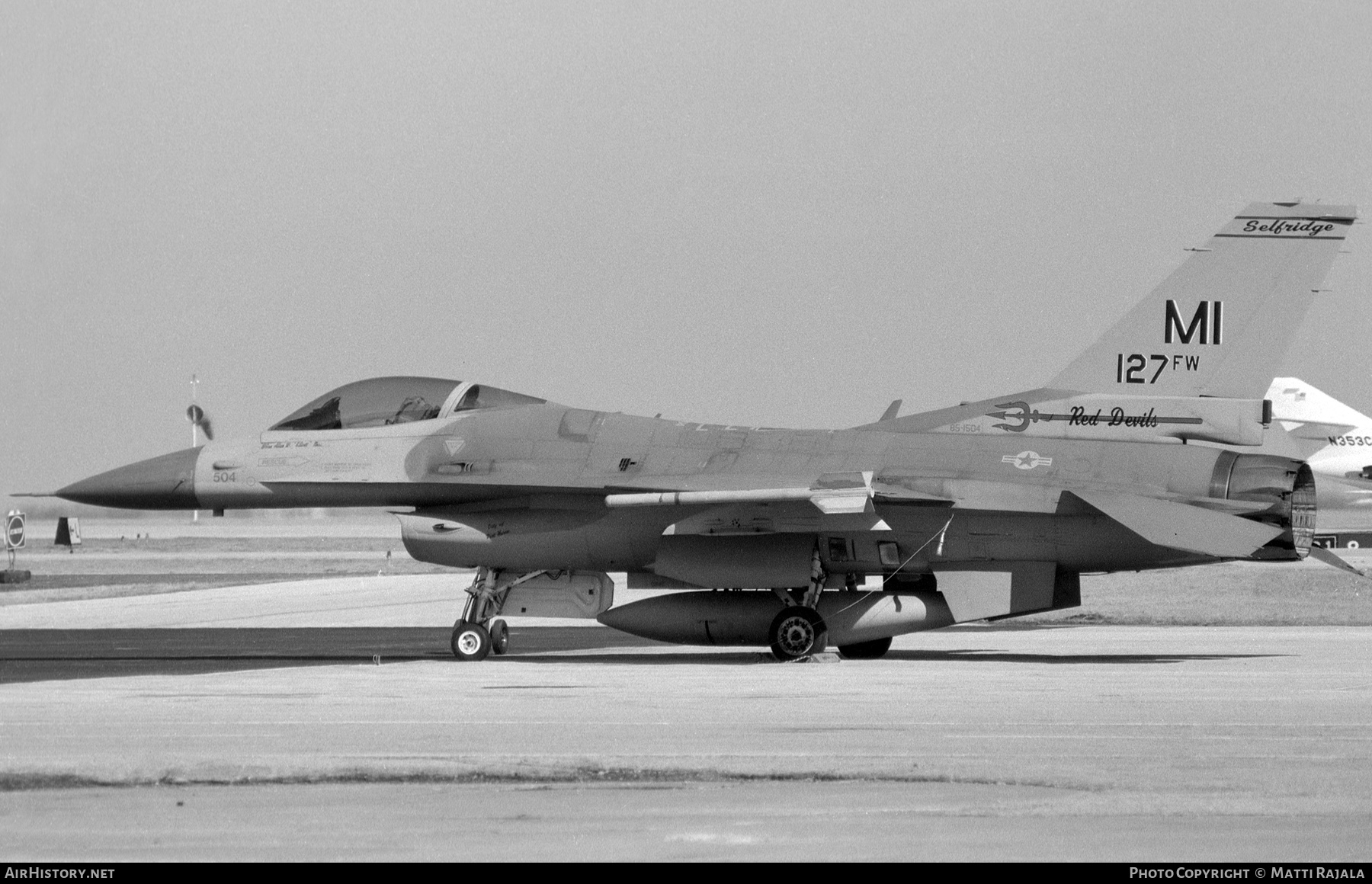 Aircraft Photo of 85-1504 / AF85-504 | General Dynamics F-16C Fighting Falcon | USA - Air Force | AirHistory.net #337570