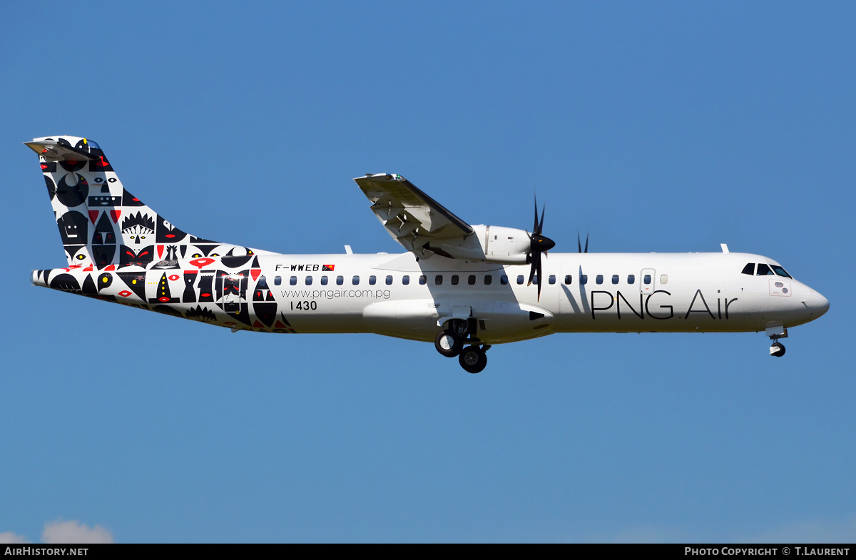 Aircraft Photo of F-WWEB | ATR ATR-72-600 (ATR-72-212A) | PNG Air | AirHistory.net #337583