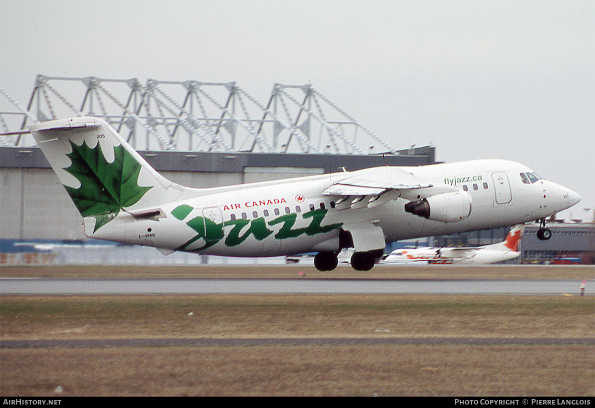 Aircraft Photo of C-GRNU | British Aerospace BAe-146-200 | Air Canada Jazz | AirHistory.net #337591
