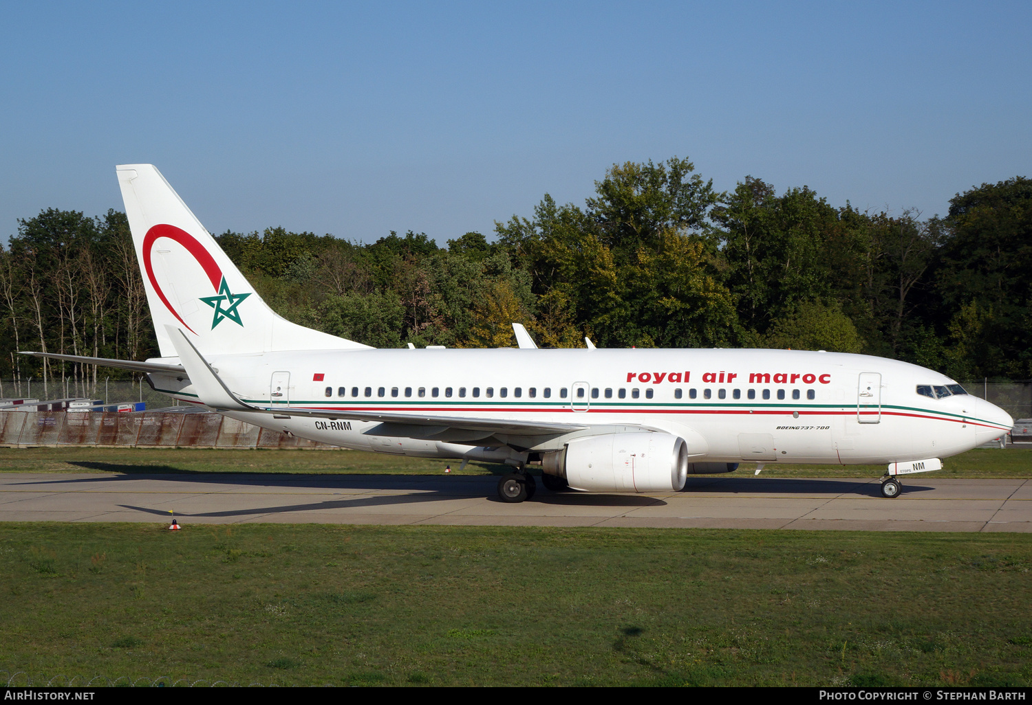 Aircraft Photo of CN-RNM | Boeing 737-7B6 | Royal Air Maroc - RAM | AirHistory.net #337623