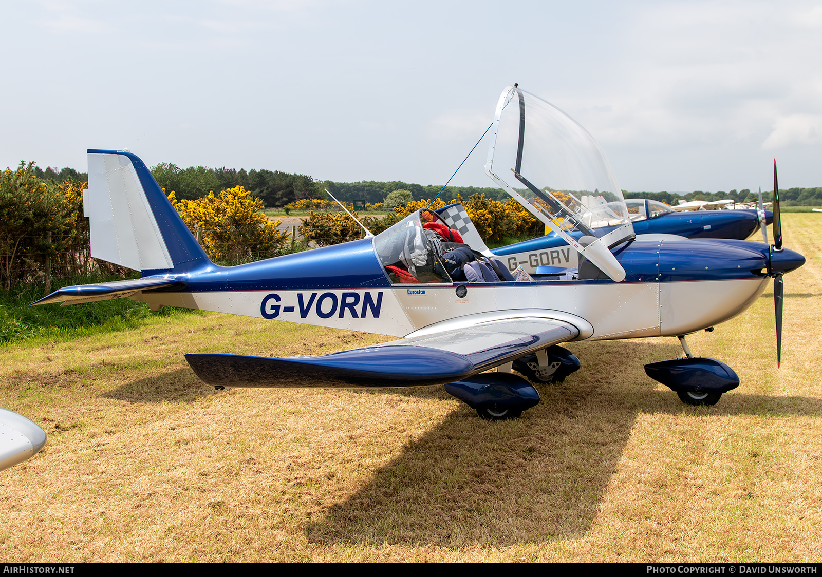 Aircraft Photo of G-VORN | Evektor-Aerotechnik EV-97 Eurostar | AirHistory.net #337647
