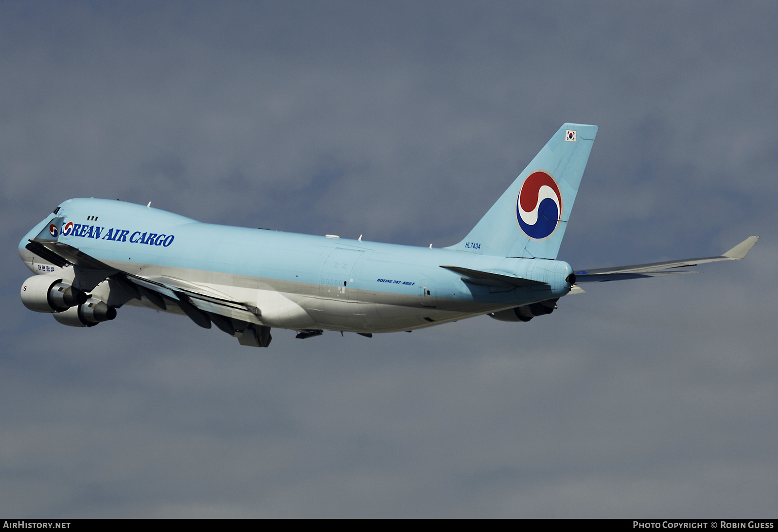Aircraft Photo of HL7434 | Boeing 747-4B5F/SCD | Korean Air Cargo | AirHistory.net #337694