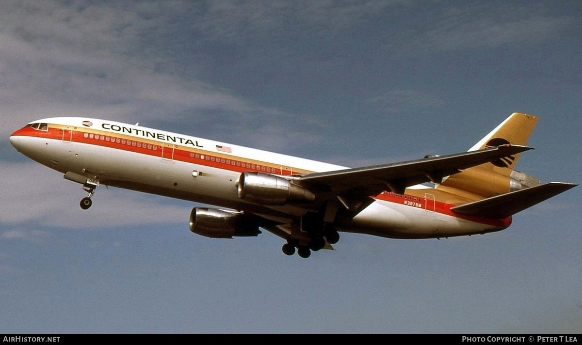 Aircraft Photo of N3878M | McDonnell Douglas DC-10-30 | Continental Airlines | AirHistory.net #337699