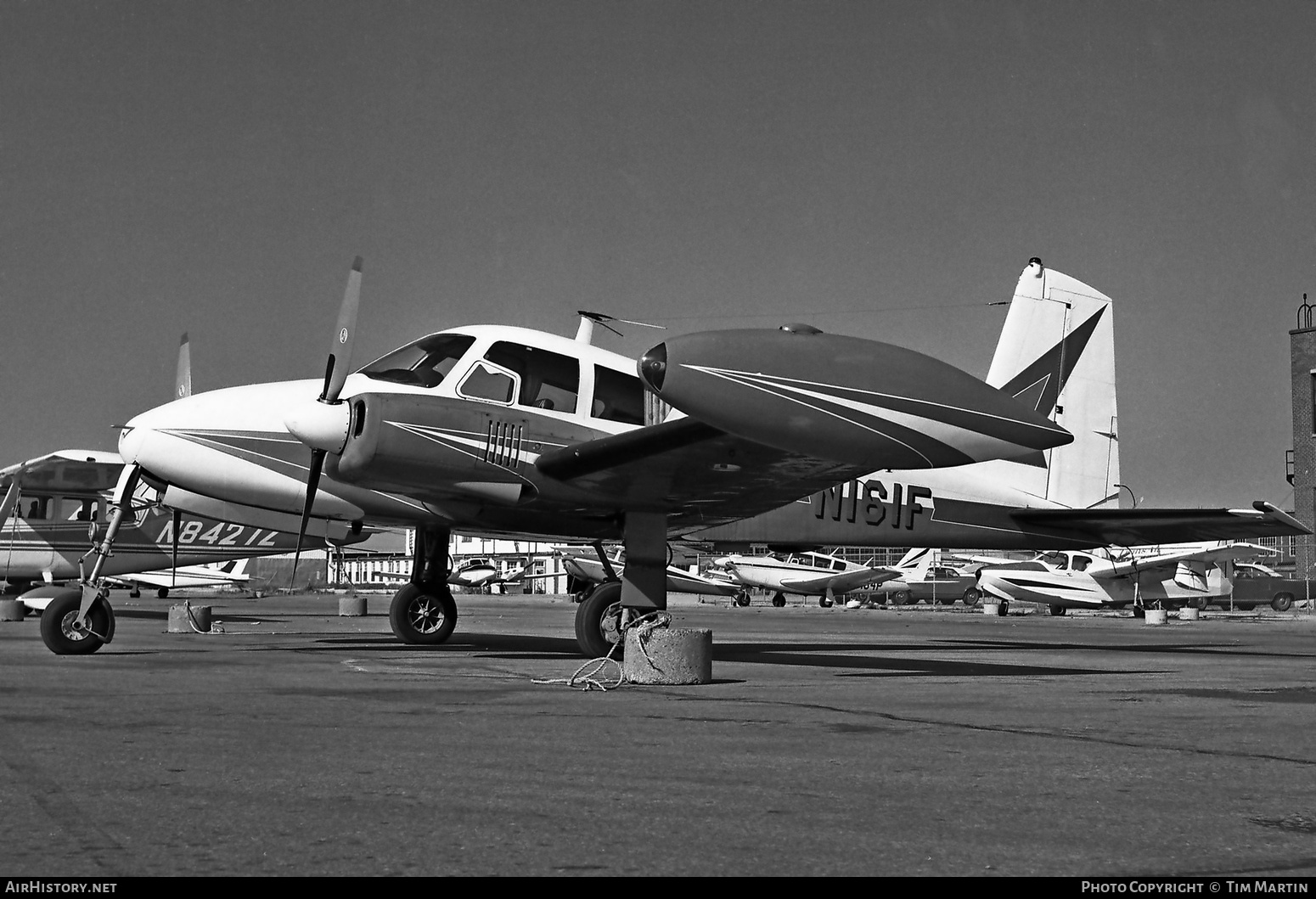 Aircraft Photo of N161F | Cessna 310B/Riley 65 | AirHistory.net #337704