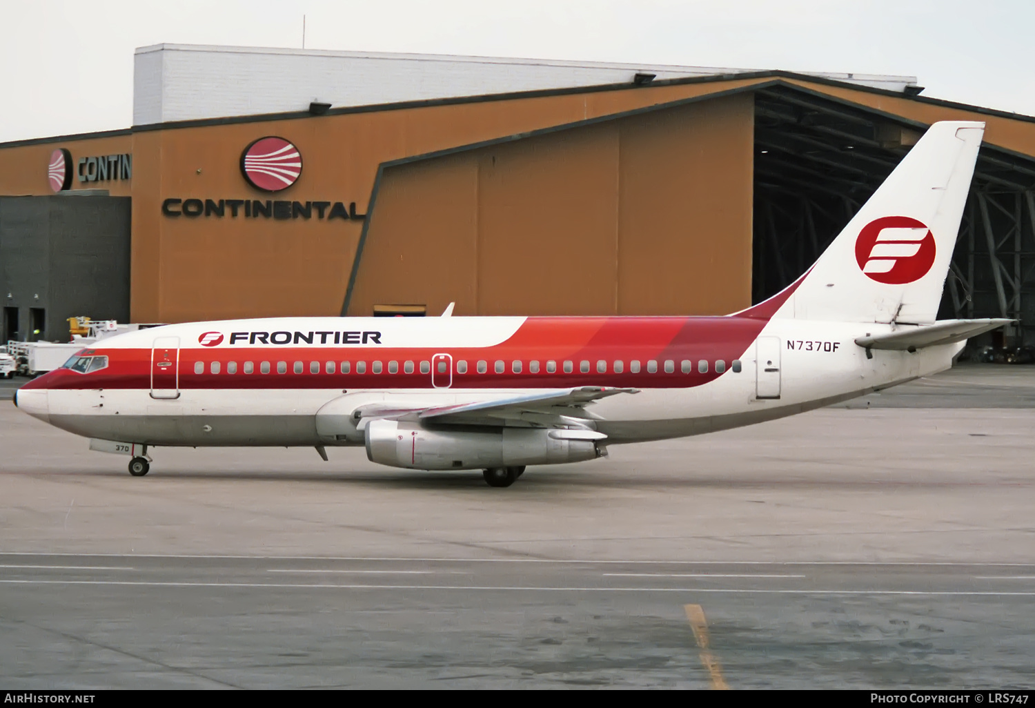 Aircraft Photo of N7370F | Boeing 737-2C0 | Frontier Airlines | AirHistory.net #337719