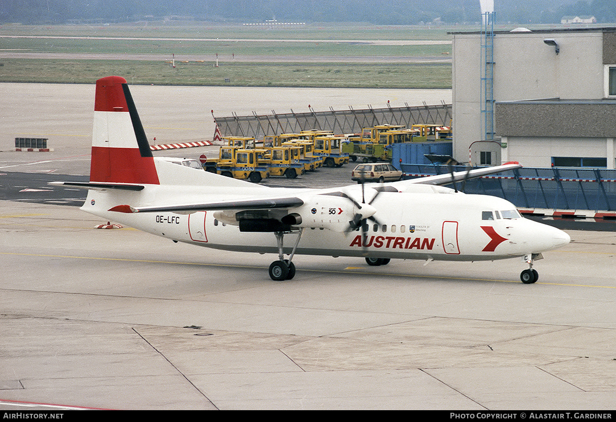 Aircraft Photo of OE-LFC | Fokker 50 | Austrian Airlines | AirHistory.net #337721
