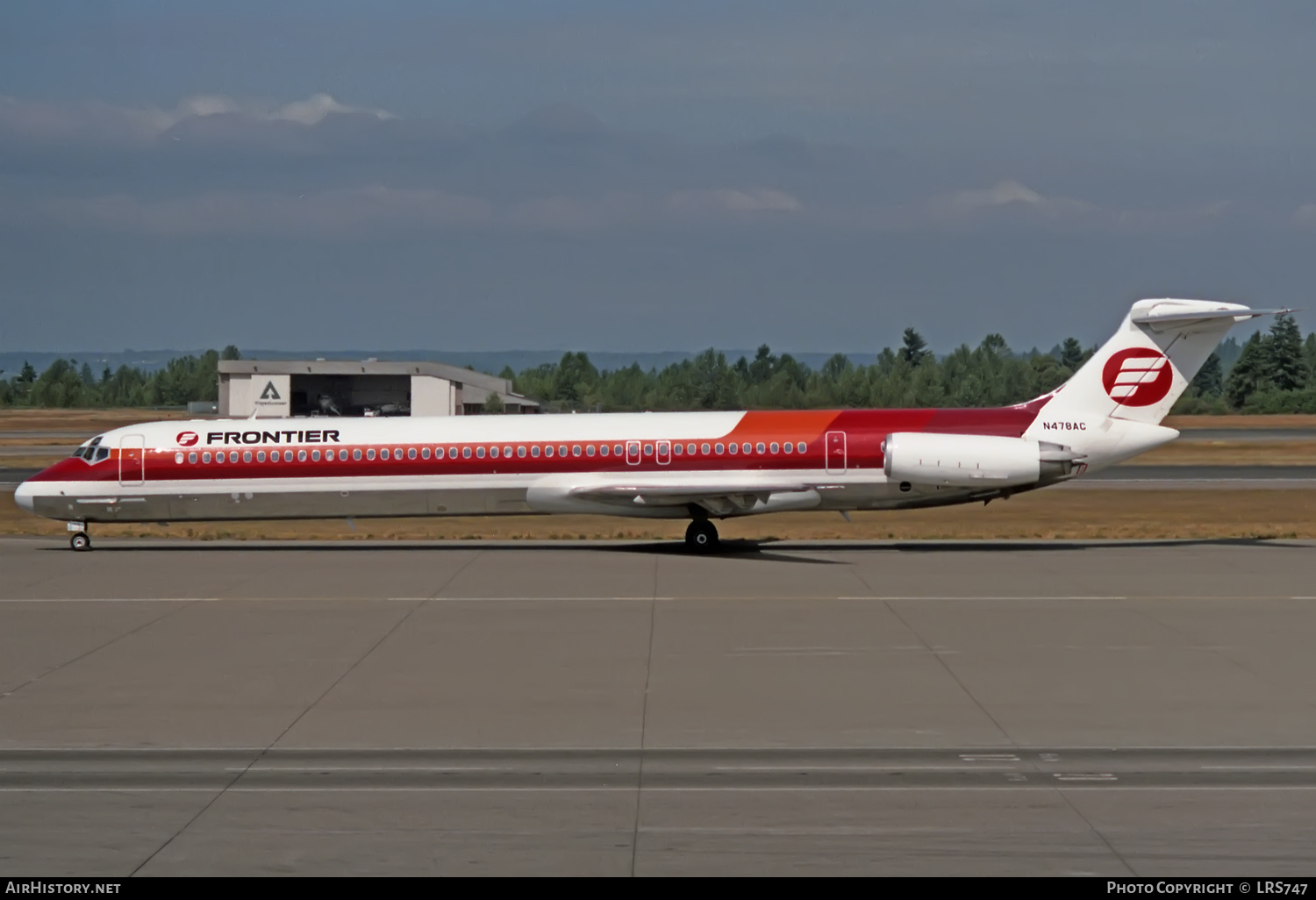 Aircraft Photo of N478AC | McDonnell Douglas MD-82 (DC-9-82) | Frontier Airlines | AirHistory.net #337731