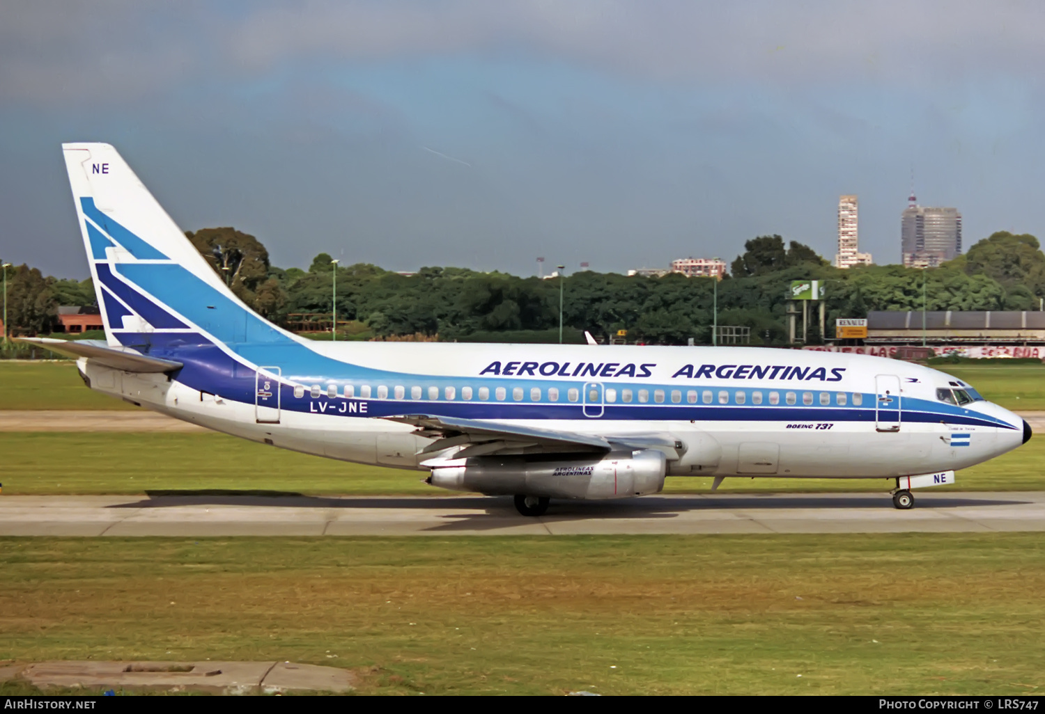 Aircraft Photo of LV-JNE | Boeing 737-287C | Aerolíneas Argentinas | AirHistory.net #337746