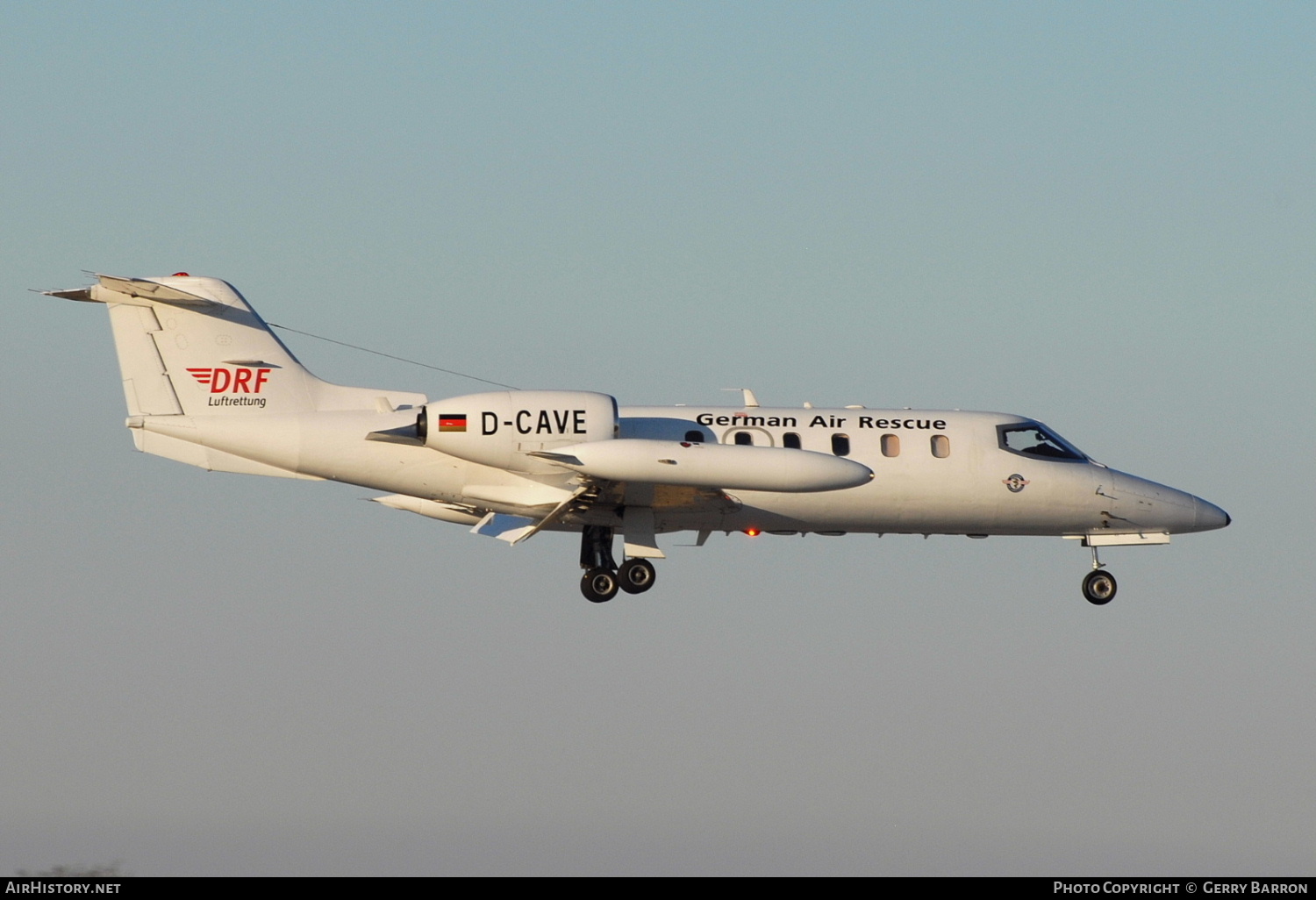 Aircraft Photo of D-CAVE | Gates Learjet 35A | DRF Luftrettung - German Air Rescue | AirHistory.net #337767