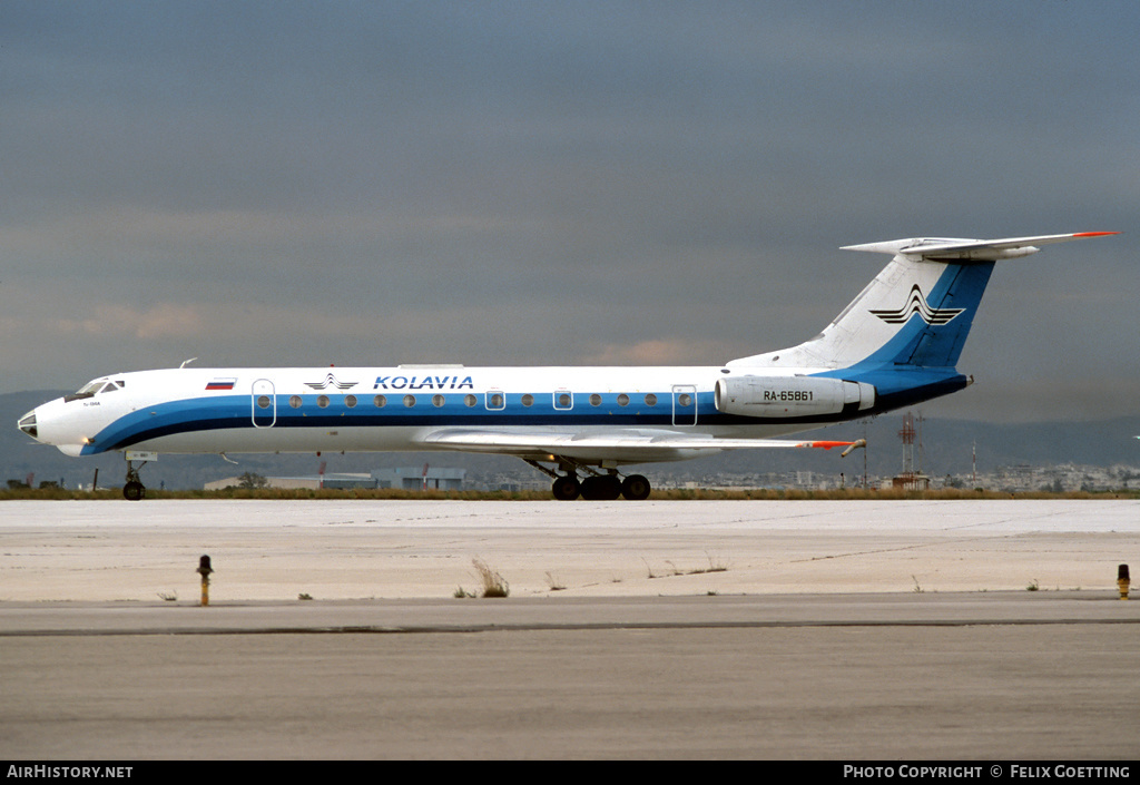 Aircraft Photo of RA-65861 | Tupolev Tu-134A | Kolavia | AirHistory.net #337829