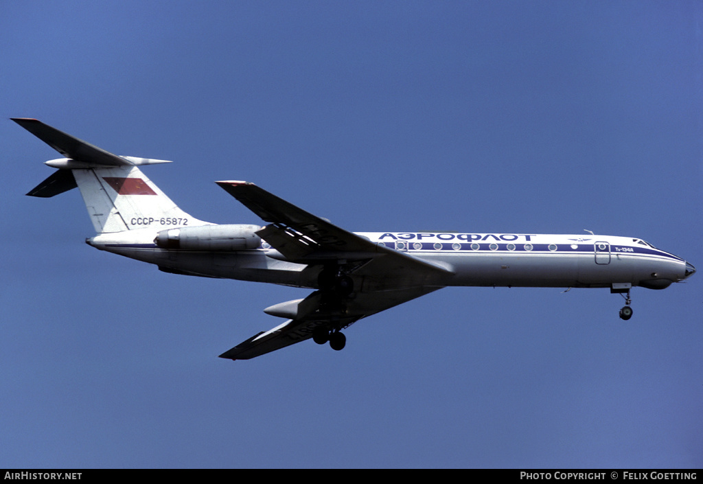 Aircraft Photo of CCCP-65872 | Tupolev Tu-134A | Aeroflot | AirHistory.net #337831