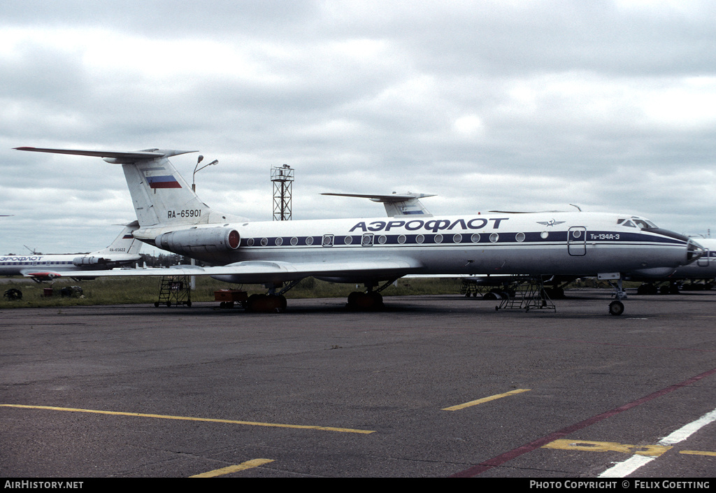 Aircraft Photo of RA-65901 | Tupolev Tu-134A-3 | Aeroflot | AirHistory.net #337846