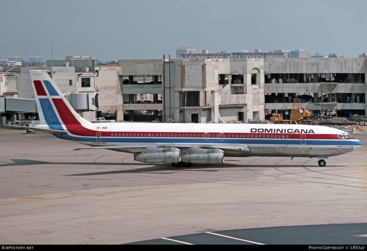Aircraft Photo of HI-442 | Boeing 707-399C | Dominicana | AirHistory.net #337849